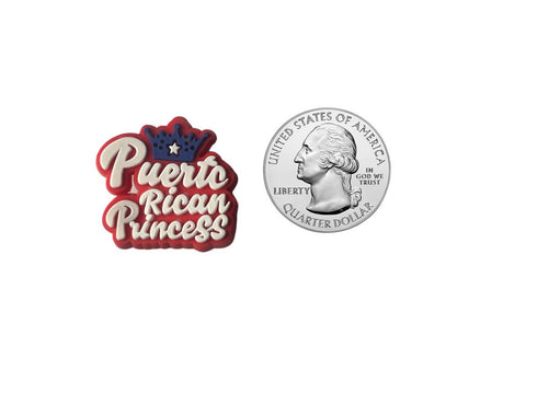 Puerto Rican Princess Shoe Charm Shoe Charm Puerto Rico